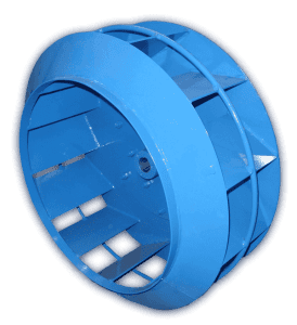 Rotor de exaustor industrial em fibra de vidro PRFV - Brasfaiber