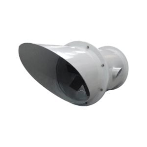 Exaustor Axial Enclausurado de Parede EP53-E 530mm para Gases Corrosivos - Brasfaiber