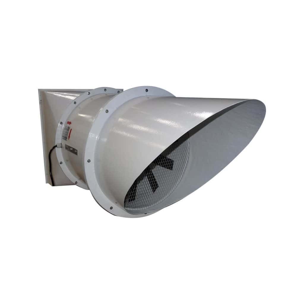 Exaustor Axial de Parede EP103-DSP 1030mm com Damper - Vista Frontal - Brasfaiber