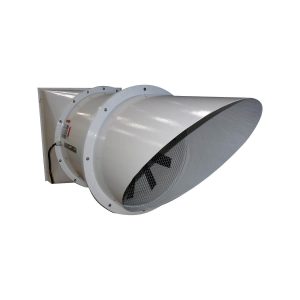 Exaustor Axial de Parede EP103-DSP 1030mm com Damper sob Pressao - Brasfaiber