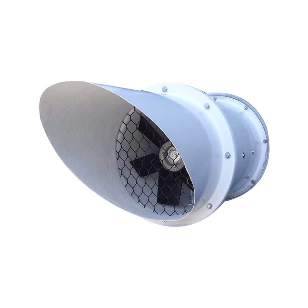 Exaustor Axial de Parede EP35 350mm em Fibra de Vidro PRFV - Brasfaiber