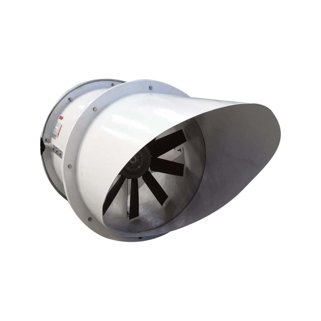 Exaustor Axial de Parede EP63 630mm em Fibra de Vidro PRFV - Brasfaiber