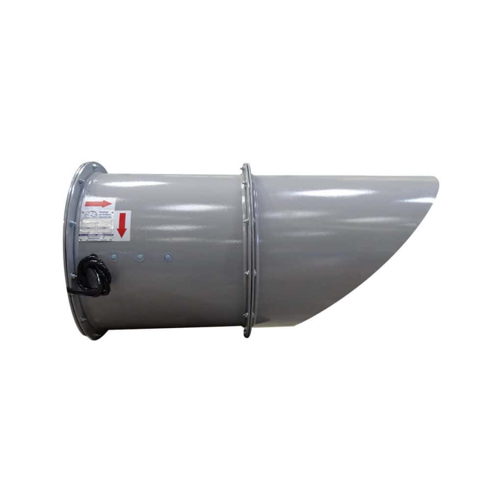 Exaustor Axial de Parede EP93-W-CH 930mm em Chapa com Base W - Brasfaiber