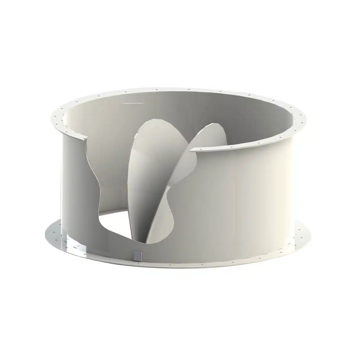 Damper sob Pressao para Exaustor