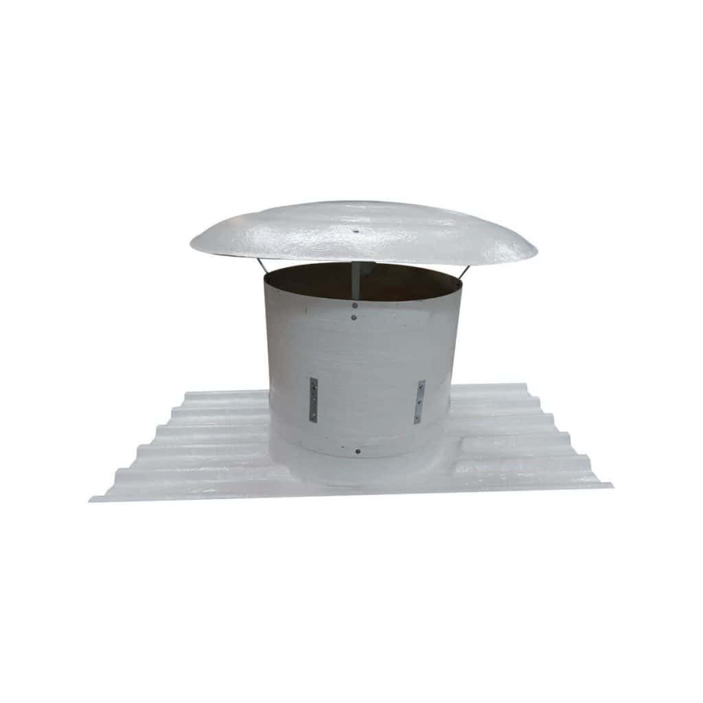 Exaustor Axial de Telhado Industrial ET73 730mm em Fibra de Vidro PRFV - Brasfaiber