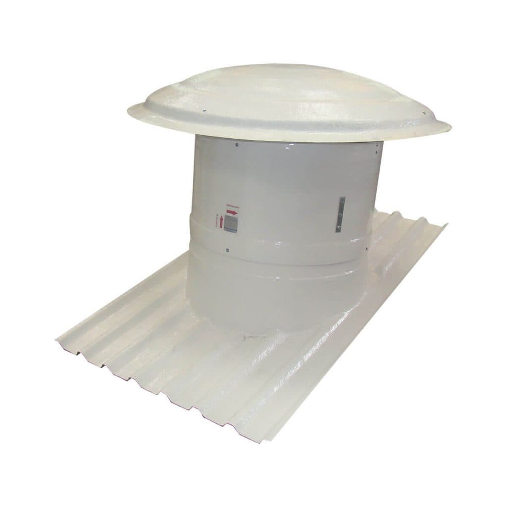 Exaustor Axial de Telhado ET93-W 930mm com Base W em Fibra de Vidro - Brasfaiber