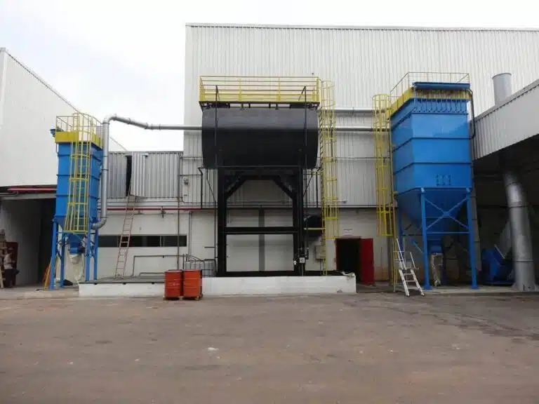 Filtro de Manga Brasfaiber Instalado em Planta de Borracha