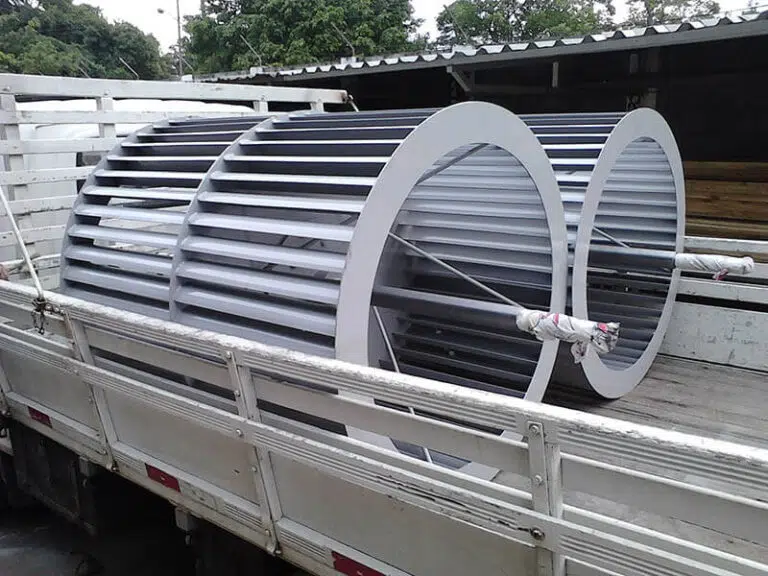 Rotor de exaustor industrial Brasfaiber - fabricacao propria em PRFV