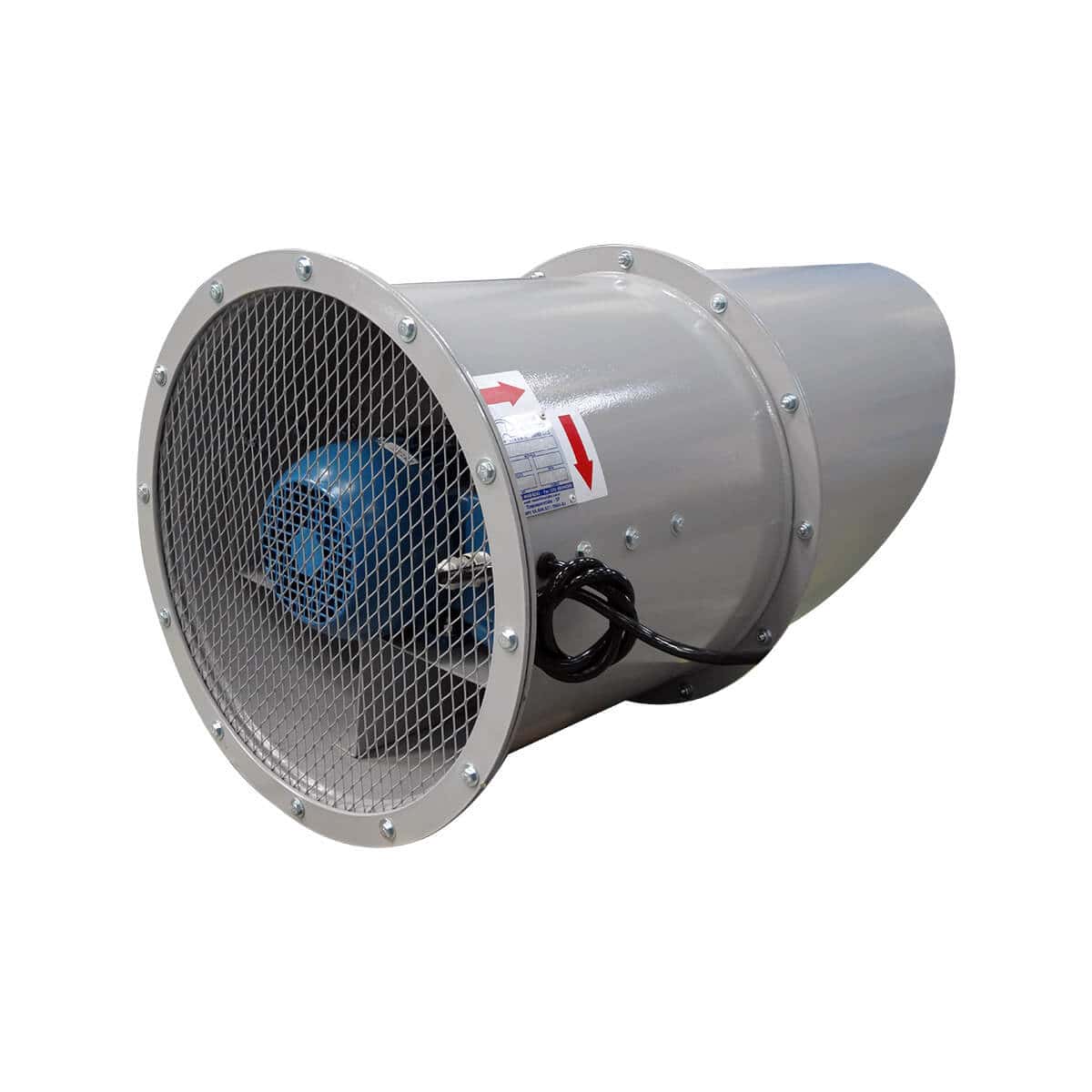 Ventilador Axial de Parede Industrial 100cm