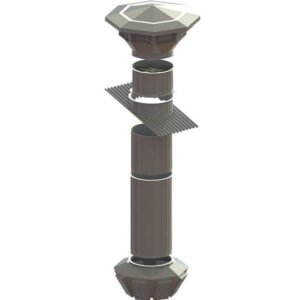Ventilador de Telhado VT103-W com Filtro e Atenuador 1000mm - Brasfaiber