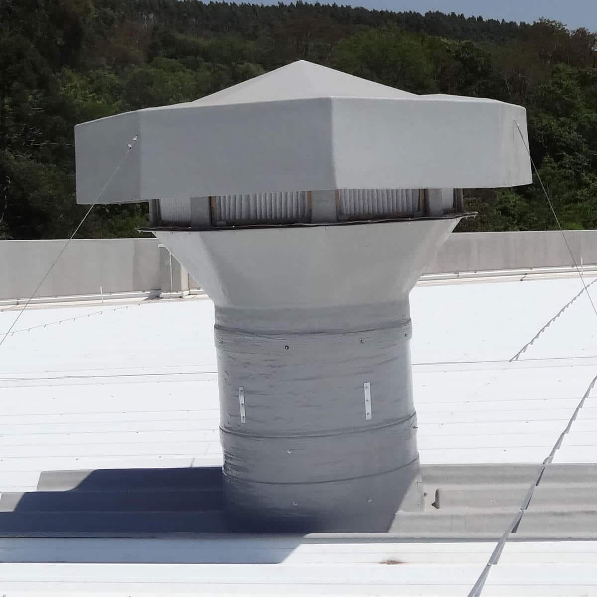 Caixa de ventilação com filtro