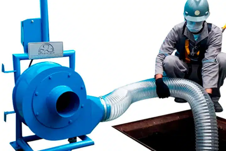 Exaustor espaço confinado