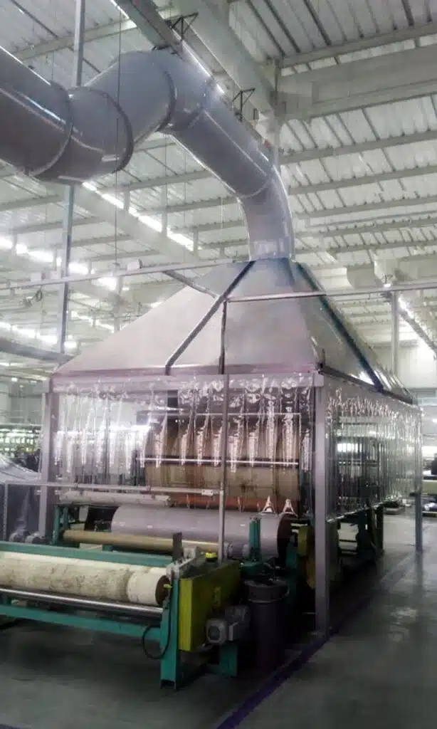 Filtragem de odor para Indústria Textil