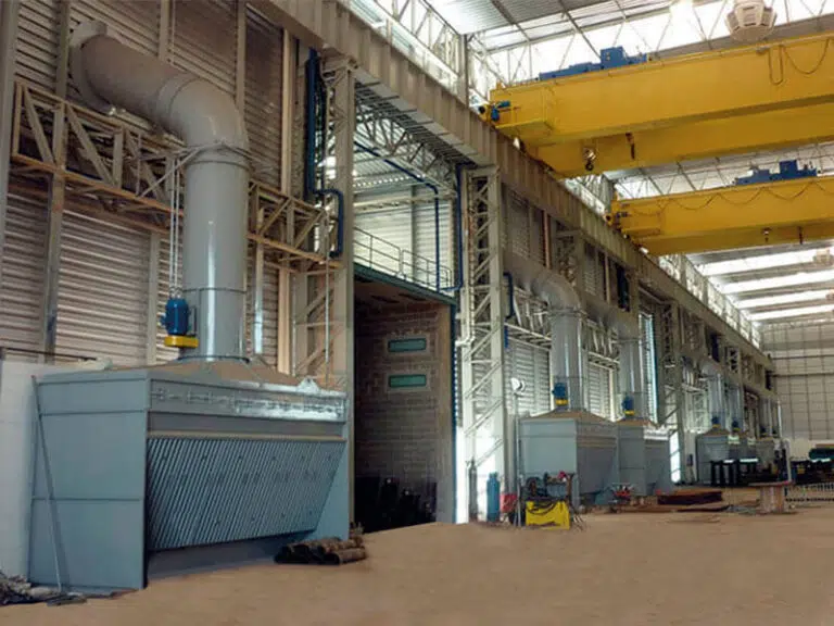 Cabine de Pintura Industrial a Seco com Sistema de Exaustão - Brasfaiber