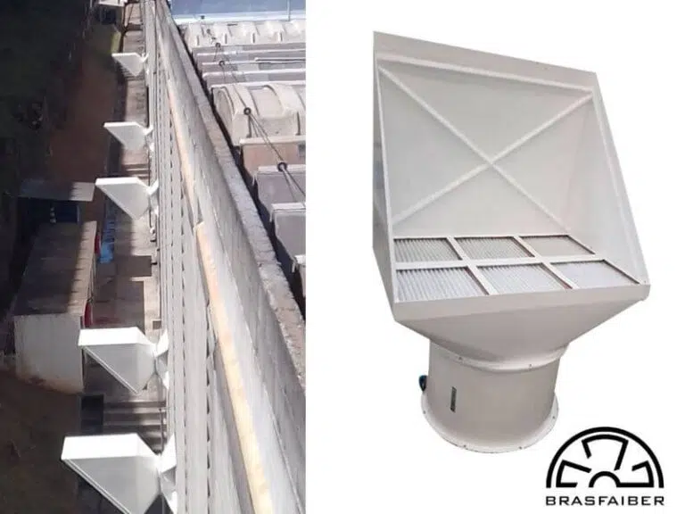 Ventilador Industrial com Filtro — Ventilador com Filtro