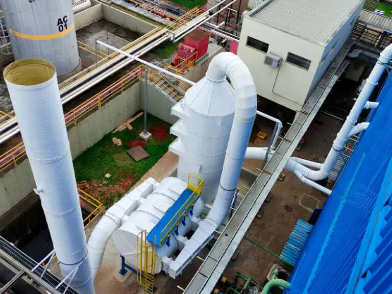 Lavador de Gases Industrial com Sistema de Filtragem de Odores - Brasfaiber