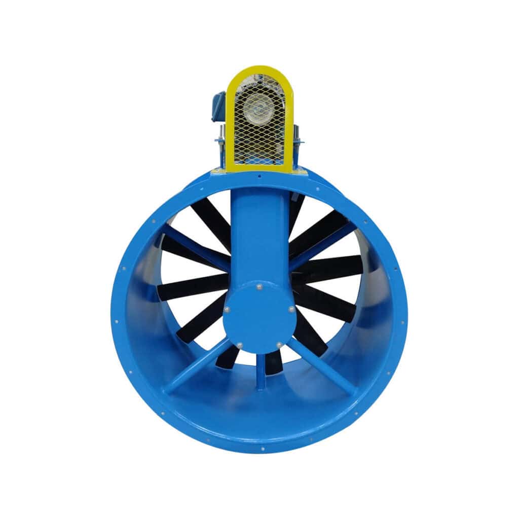 Exaustor Axial de Transmissao Indireta - Vista Geral do Equipamento - Brasfaiber