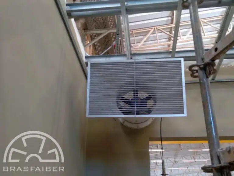 Insuflador de Ar para Cabine de Pintura Industrial - Brasfaiber