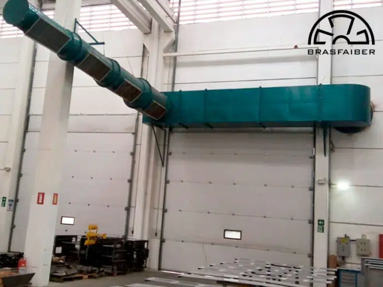 Insuflador Industrial Brasfaiber para Cabine de Pintura - Vista do Equipamento