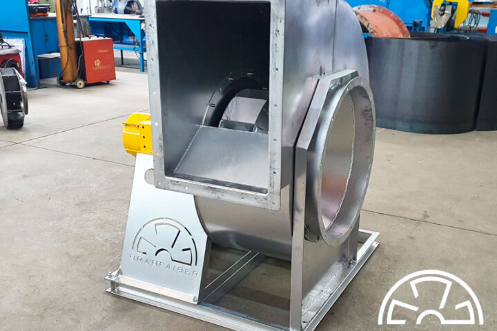 Exaustor Centrífugo para Alta Temperatura até 250°C em Aço - Brasfaiber