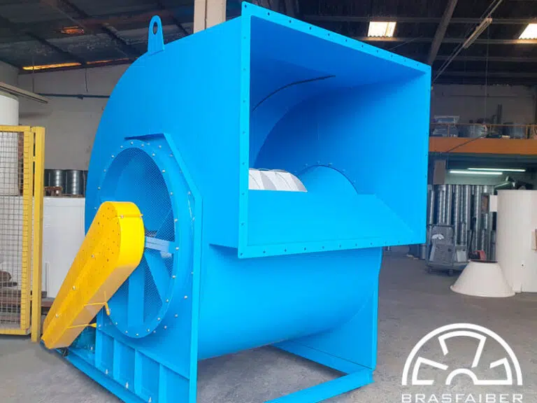 Exaustor Centrífugo Industrial para Fundição e Metalurgia - Brasfaiber