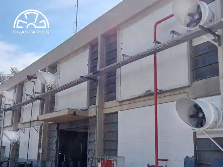 Ventilador de Parede Industrial para Industria de Fluidos - Brasfaiber