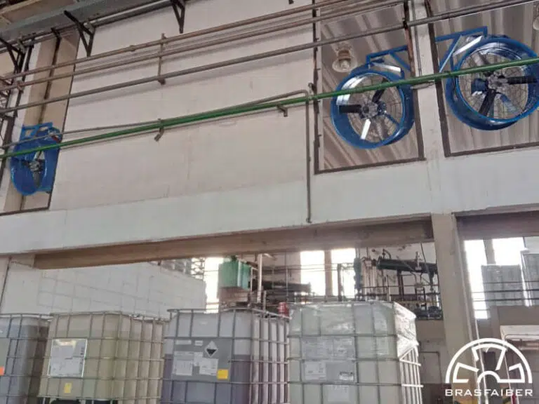 Ventilador Industrial de Parede Modelo Vento em Fibra de Vidro - Brasfaiber