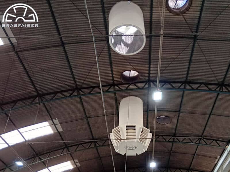 Ventilação Diluidora para Indústira de Plásticos