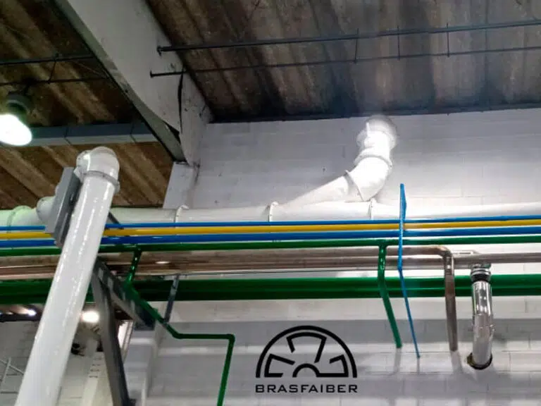 Tubulações em PRFV para Sistema de Lavagem de Gases - Brasfaiber
