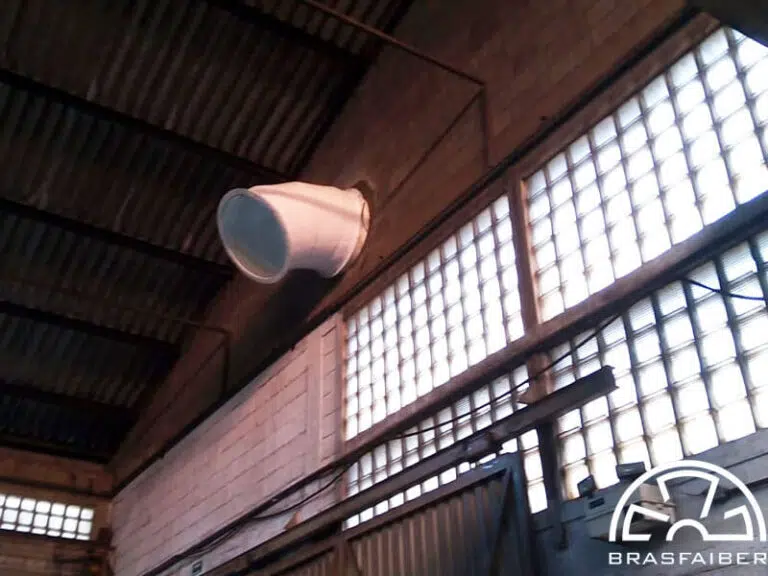 Duto Interno para Sistema de Exaustao Industrial - Brasfaiber