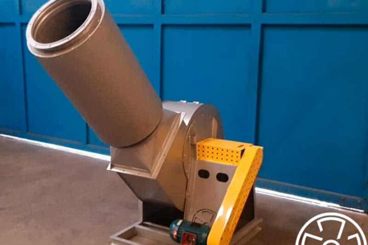 Exaustor Centrífugo Industrial com Atenuador de Ruído Acoplado - Brasfaiber