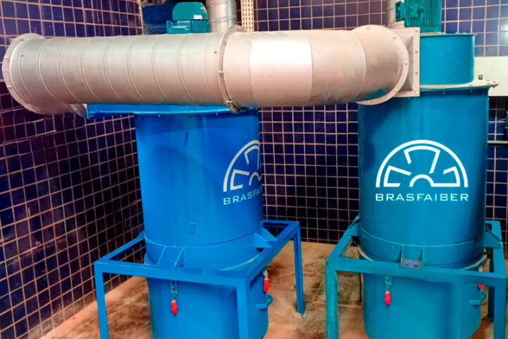 Coletor de Pó Industrial para Indústria de Grãos e Sementes - Brasfaiber