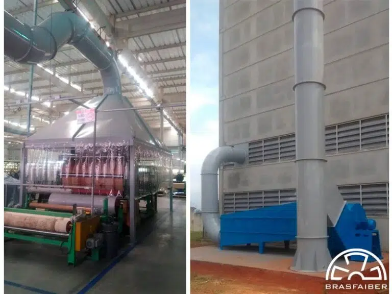 Filtro de Carvão Ativado — Projeto de Controle de Odores para Indústria Textil
