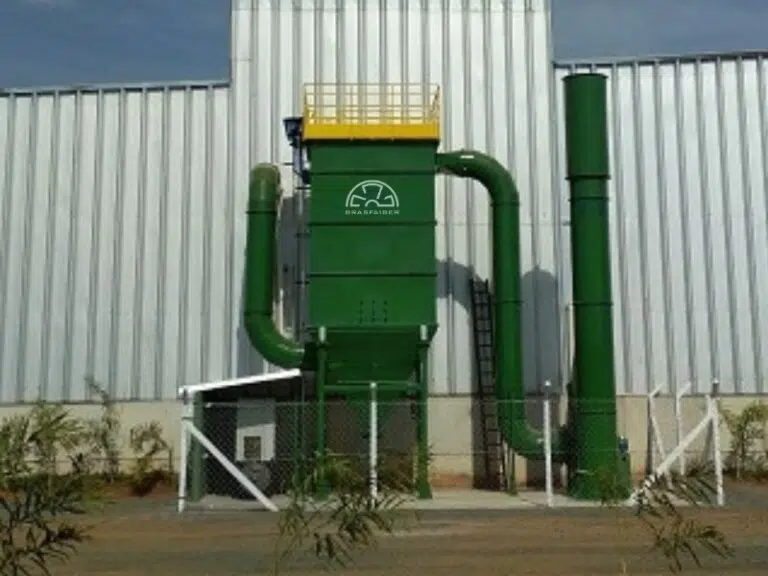 Filtro de Manga Industrial de Grande Porte para Alta Vazão de Ar - Brasfaiber
