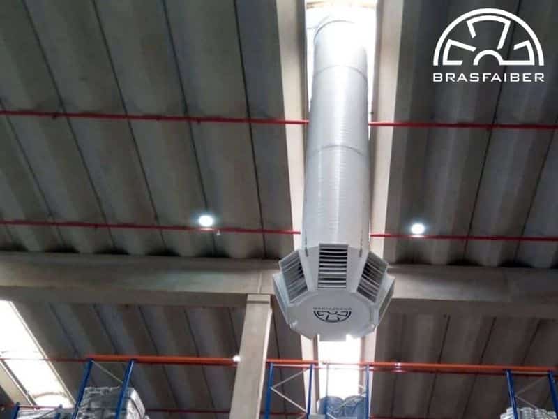 Ventilação Diluidora para Industria Química