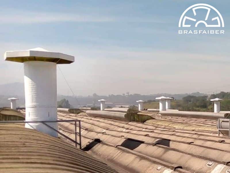 Exaustão Industrial para Industria Química