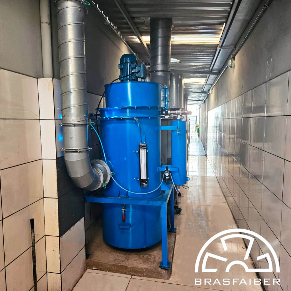 Coletor de Pó Industrial Brasfaiber para Controle de Partículas em Suspensão
