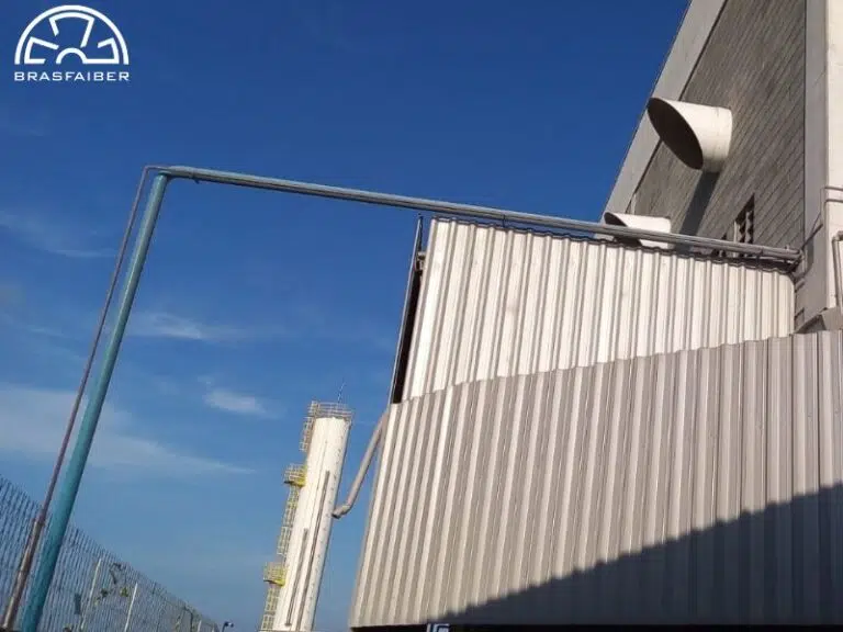 Exaustor de Parede Industrial Lateral para Industria de Aluminio - Brasfaiber