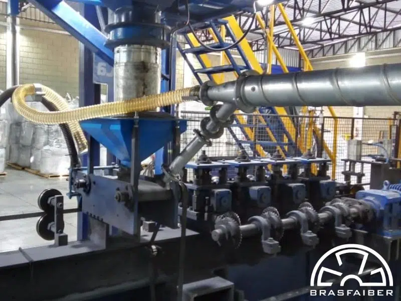 Tubulação para filtro de Manga