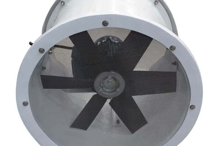 Ventilador industrial Brasfaiber em destaque na homepage
