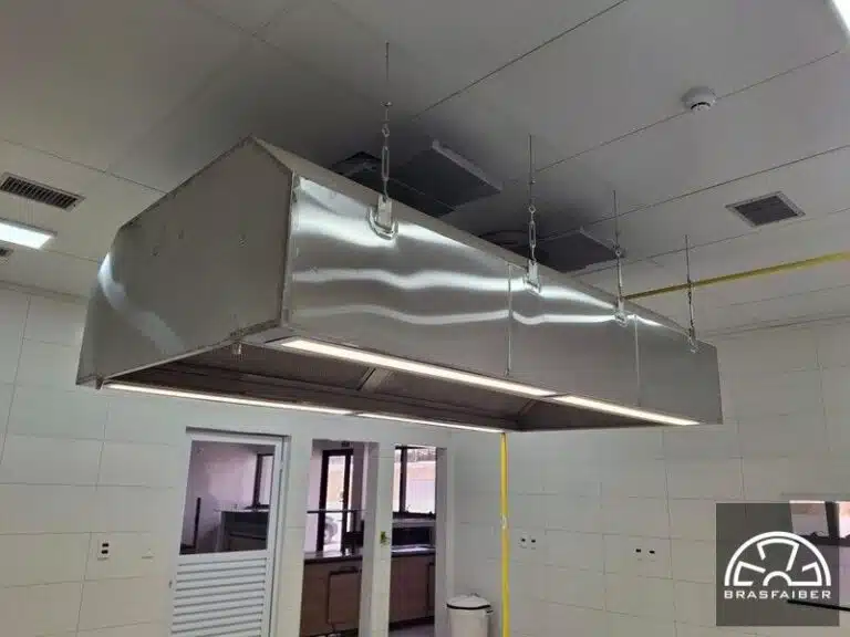 Sistema de Exaustão e Ventilação Industrial para Indústria Alimentícia - Vista 1 - Brasfaiber