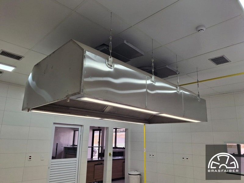 Sistema de Exaustão e Ventilação Industrial para Indústria Alimentícia - Vista 1 - Brasfaiber