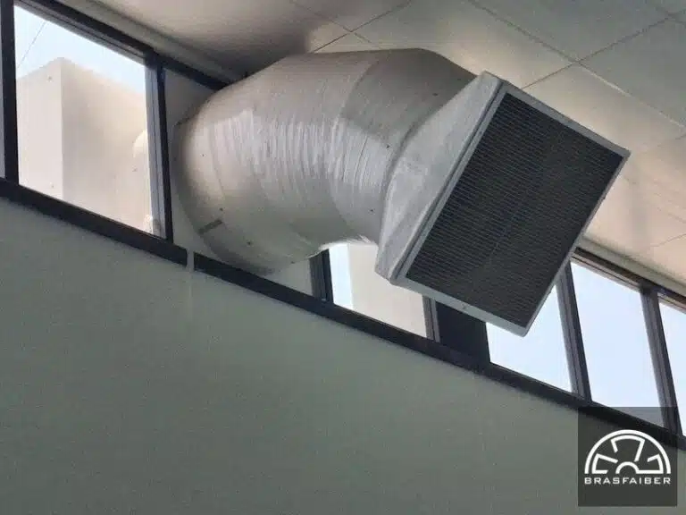 Sistema de Exaustão e Ventilação Industrial para Indústria Alimentícia - Vista 5 - Brasfaiber
