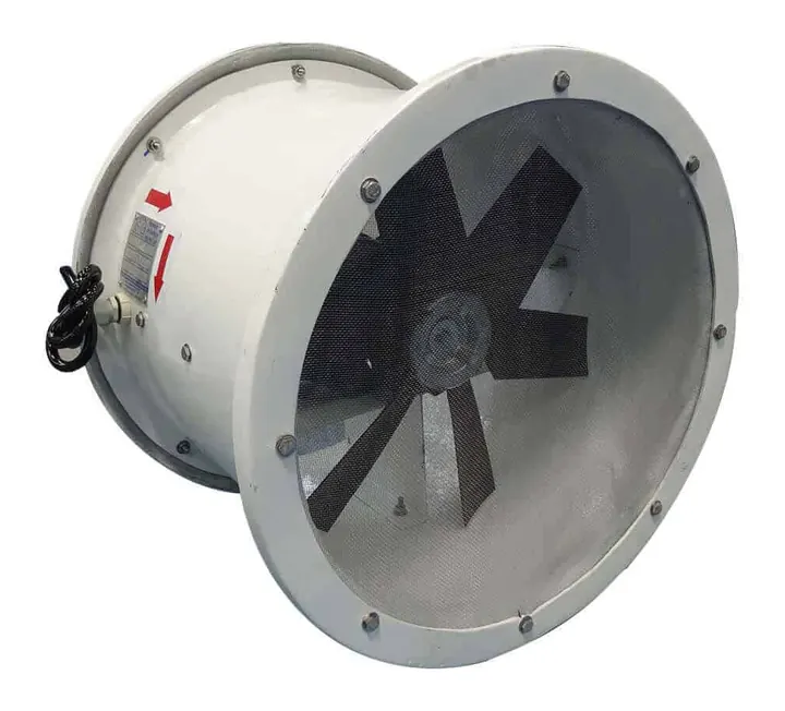 Exaustor Axial EA27-M 300mm Monofasico em Fibra de Vidro PRFV - Brasfaiber