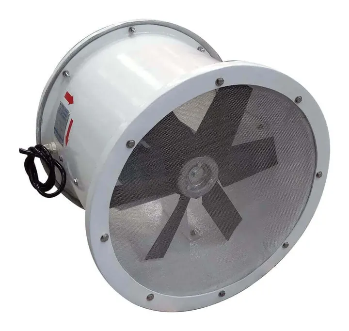 Exaustor Axial EA35 350mm em Fibra de Vidro PRFV - Brasfaiber