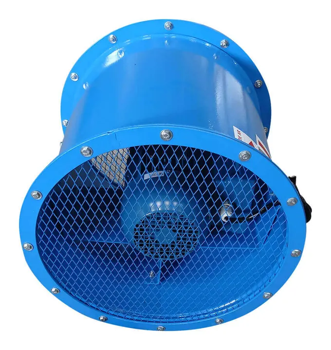 Exaustor Axial EA35-CH 350mm em Chapa - Detalhe do Rotor - Brasfaiber