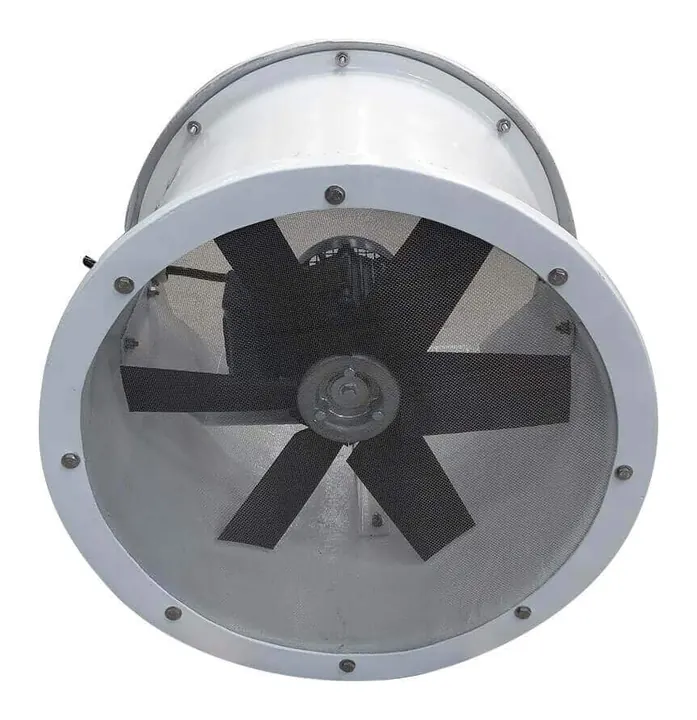 Exaustor Axial EA40 400mm em Fibra de Vidro PRFV - Brasfaiber