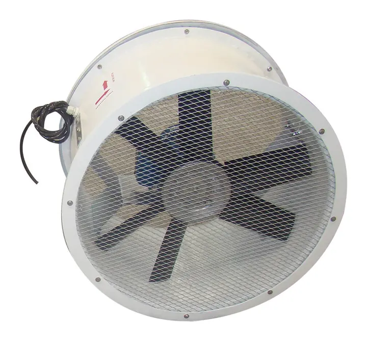 Exaustor Axial EA63-W 630mm em Fibra de Vidro com Base W - Brasfaiber