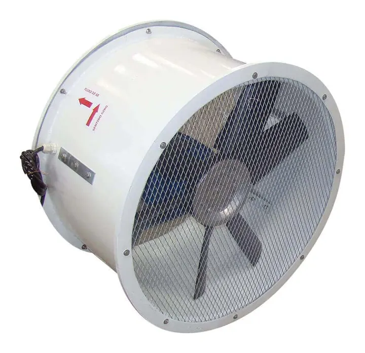 Exaustor Axial EA83 830mm em Fibra de Vidro PRFV - Brasfaiber