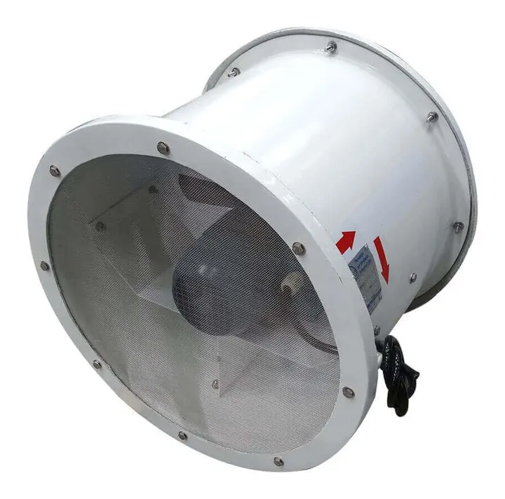 Exaustor Axial a Prova de Explosao EA45-EX 450mm - Detalhe Motor - Brasfaiber